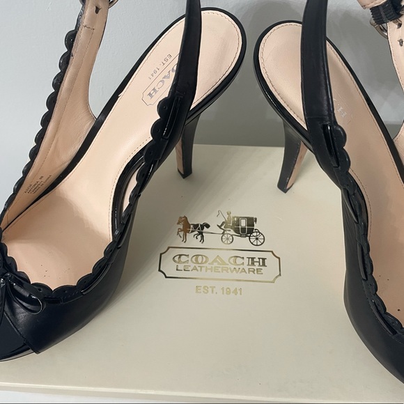 Black Coach Heels - Picture 7 of 10